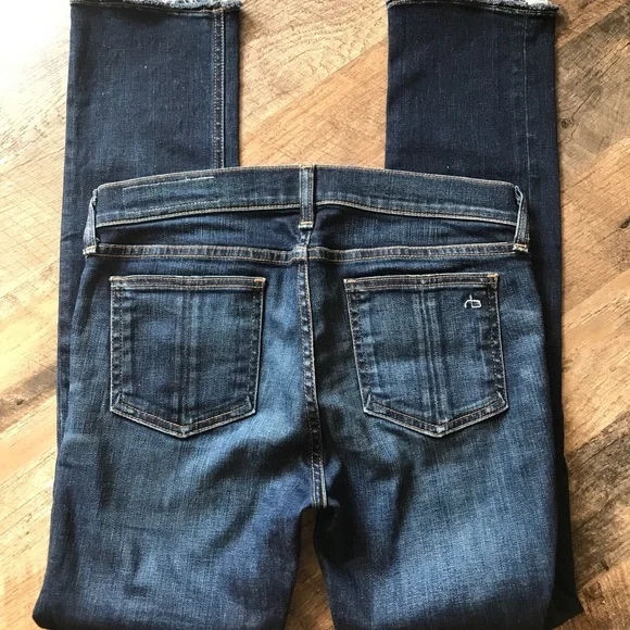 Rag & Bone Crop Fray Jean Sz 26 - Picture 3 of 6